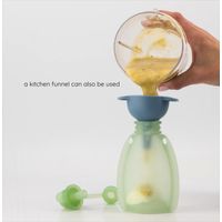 Maccie Refillable Food Pouch - Lime Green